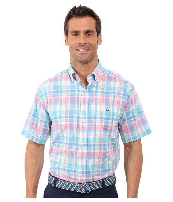 Vineyard Vines - Chipping Green Short Sleeve Tucker Shirt