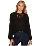 Brigitte Bailey - Alannah Long Sleeve Top With Lace Detail