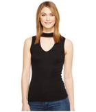 Michael Stars - Shine V-neck Choker Tank Top