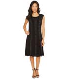 Calvin Klein - A-line Dress With Studs