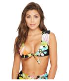 Trina Turk - Bouquet Floral Cap Sleeve Top