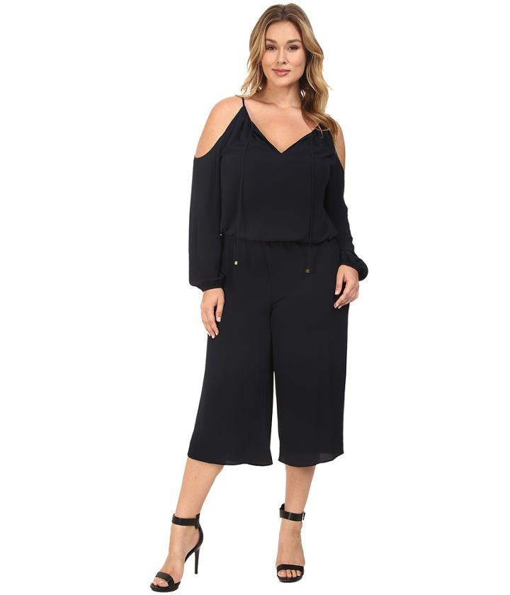 Michael Michael Kors - Plus Size Cold Shoulder Jumpsuit