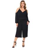 Michael Michael Kors - Plus Size Cold Shoulder Jumpsuit