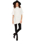 Jack By Bb Dakota - Keandre Marled Cable-knit Poncho