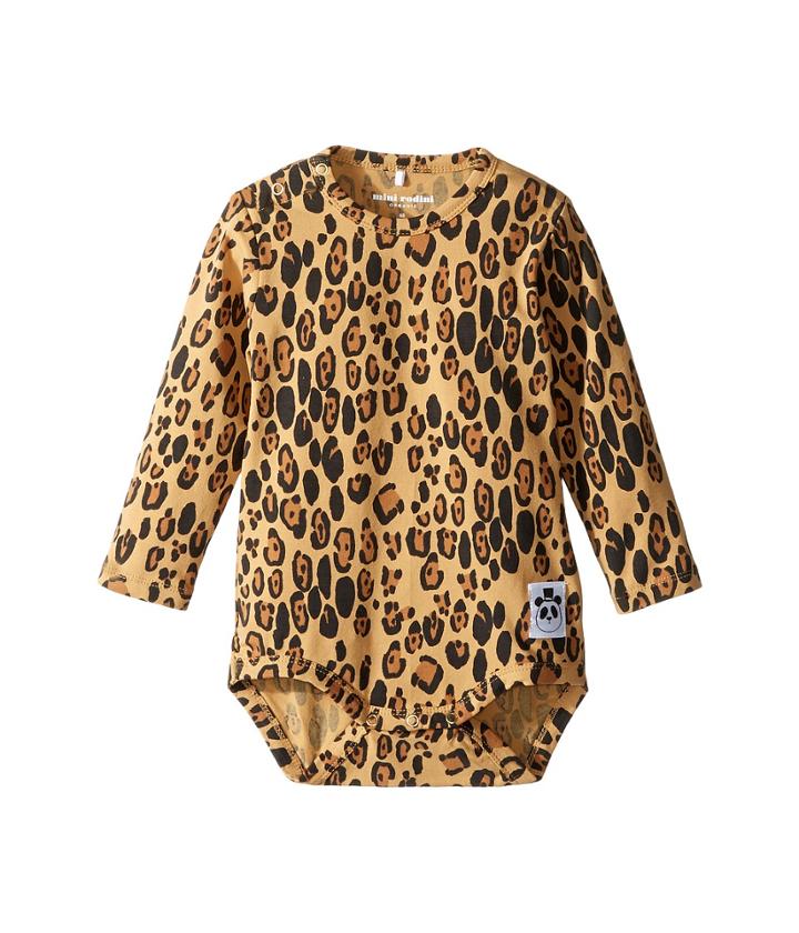 Mini Rodini - Basic Leopard Long Sleeve Bodysuit