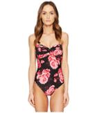 Kate Spade New York - Sugar Beach #63 Twist One-piece Swimsuit W/ Soft Cups And Removable Halter Straps