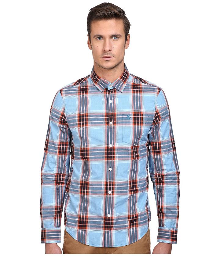 Original Penguin - Long Sleeve Space Dye Plaid