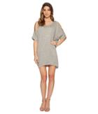 Nally &amp; Millie - Cold Shoulder French Terry Dress