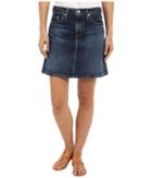 Ag Adriano Goldschmied - The Ali A-line Mini Denim Skirt In Indigo