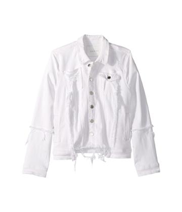 Blank Nyc Kids - Distressed White Denim Jacket In Heartbreaker