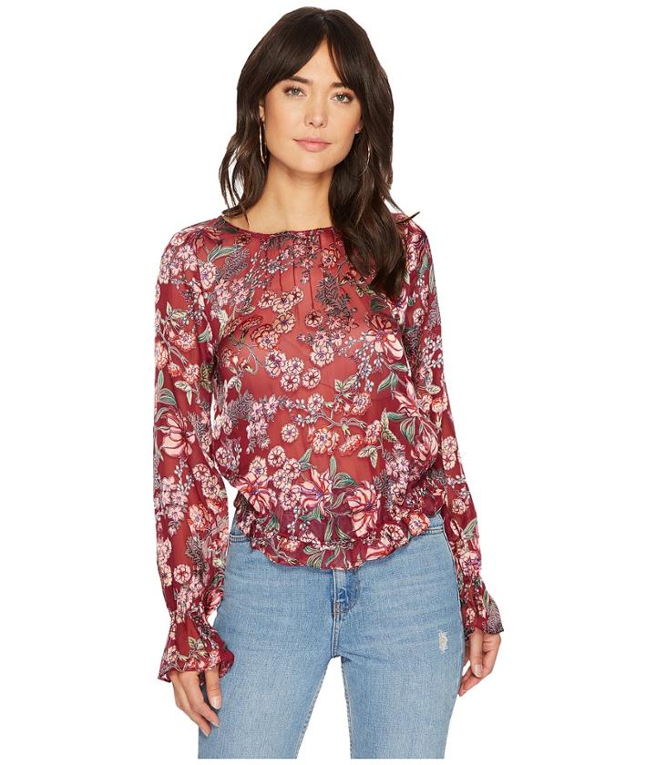 For Love And Lemons - Flora Button Back Blouse
