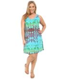 Fresh Produce - Plus Size Sun Ray Drape Dress