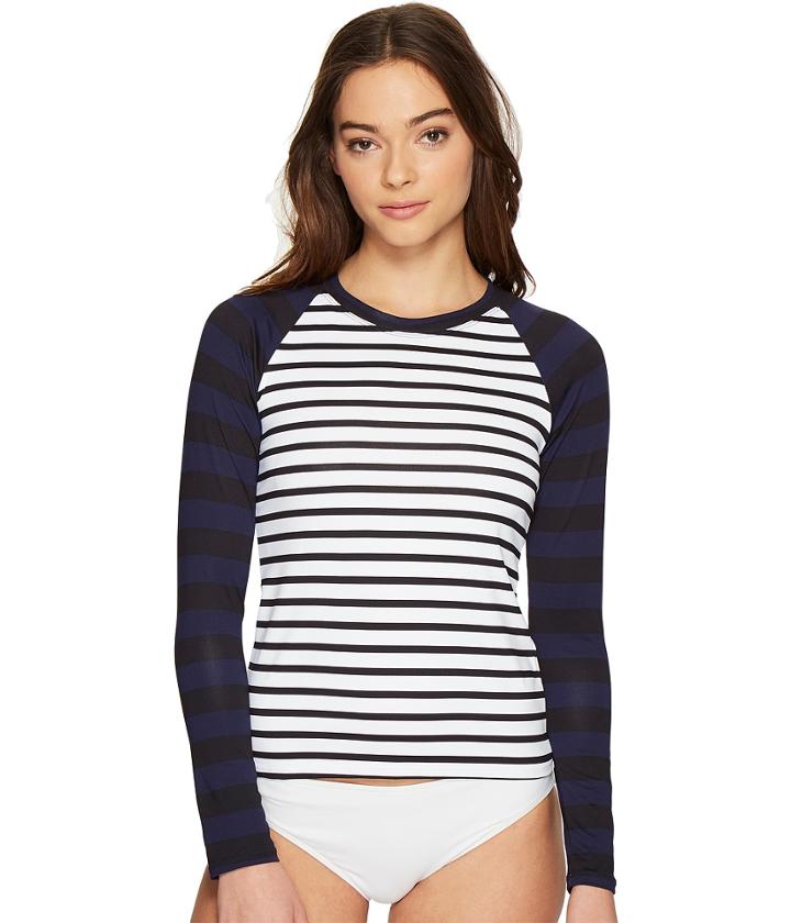 Tommy Bahama - Channel Surfing Long-sleeve Half-zip Rash Guard