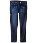 True Religion Kids - Casey Raw Edge Midnight Super T Jeans In Jet Blue