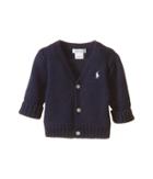 Ralph Lauren Baby - Combed Cotton V-neck Sweater