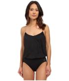 Vince Camuto - Polish Blouson Maillot W/ Removable Soft Cups