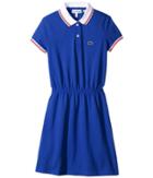 Lacoste Kids - Short Sleeve Vintage Tipped Polo Dress