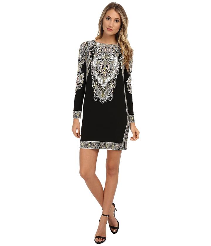 Donna Morgan - 3/4 Sleeve Jersey Dress