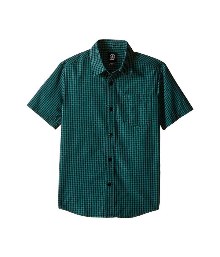 Volcom Kids - Everett Mini Check Short Sleeve Shirt