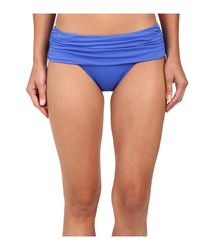 Lauren Ralph Lauren - Beach Club Solids Wide Shirred Banded Hipster