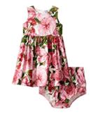 Dolce &amp; Gabbana Kids - Pink Rose Dress