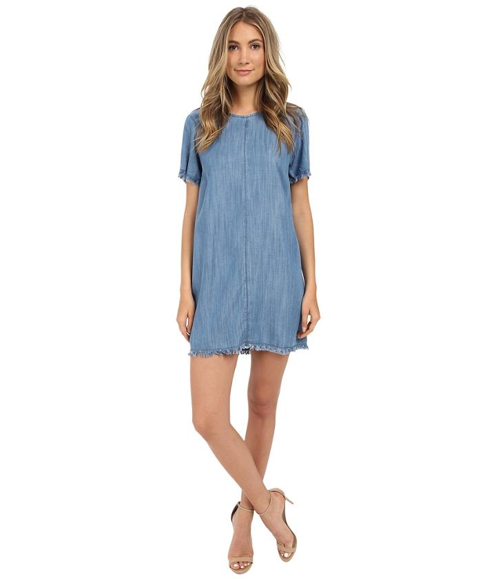 Brigitte Bailey - Raw Edge Denim Dress