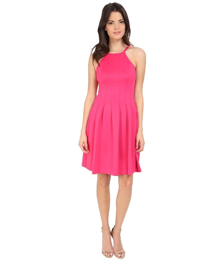 Calvin Klein - Halter Neck Fit Flare Dress Cd6m1b6d