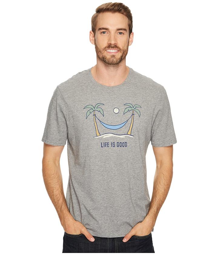 Life Is Good - Palm Tree Hammock Smooth Tee