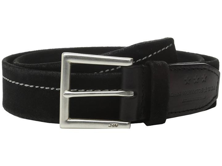 John Varvatos - 40mm Harness Brooklyn Stitched Belt