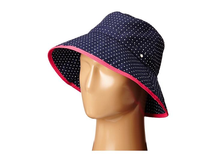Lauren By Ralph Lauren - Cotton Polka Dot Canvas Bucket Hat