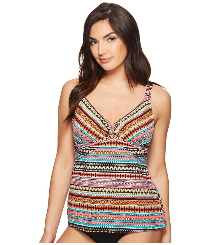 Jantzen - Geo Multi Stripe D/dd D-vour Tankini