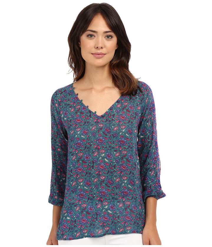Lucky Brand - Road Map Printed Blouse