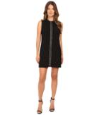 Dsquared2 - Stretch Wool Chaine Embroidery Sleeveless Mini Dress