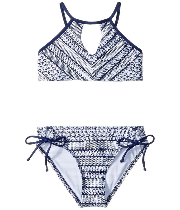 Splendid Littles - Nautical By Nature High Neck Bra And Tunnel Side Pants