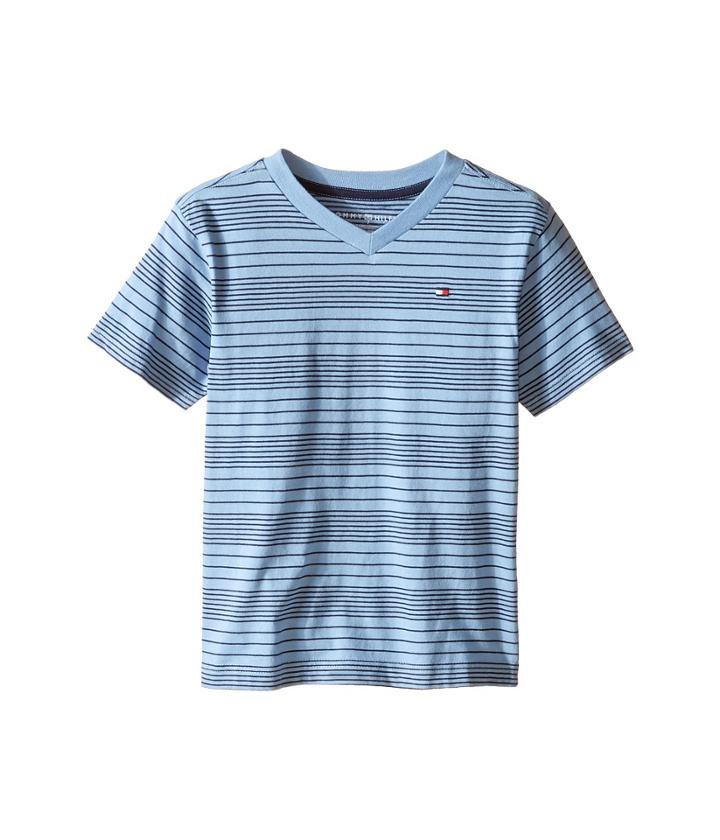 Tommy Hilfiger Kids - Larry Stripe V-neck Tee
