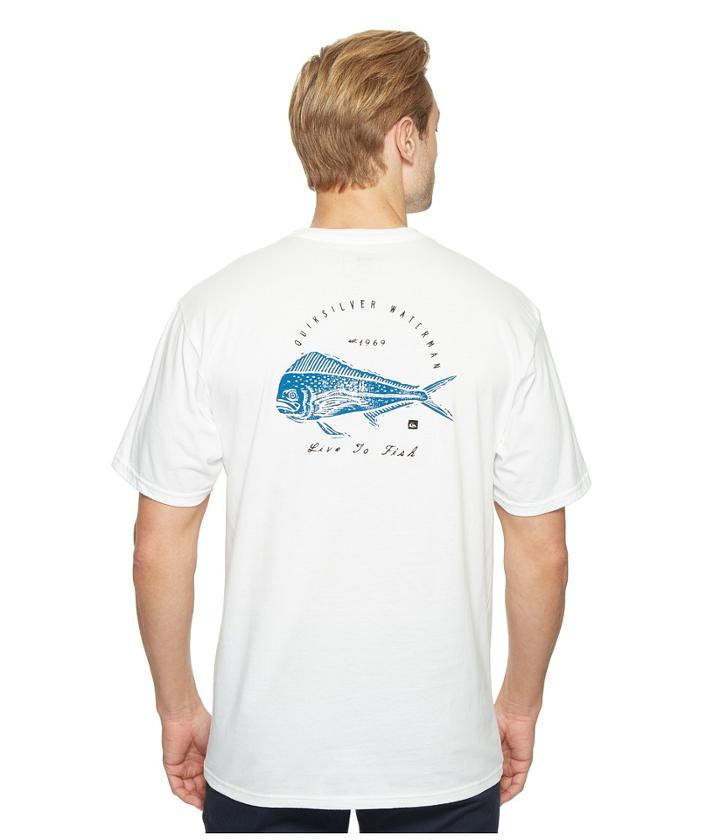 Quiksilver Waterman - Live To Fish Short Sleeve T-shirt