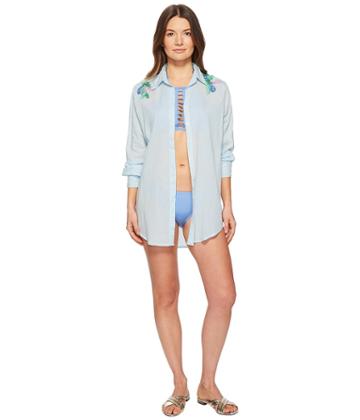 Letarte - Embroidered Beach Shirt