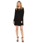 Culture Phit - Rozelle Long Sleeve Tie-up Dress