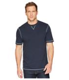 True Grit - Heritage Slub Classic Fit Pigment Dyed Short Sleeve Knit Crew With Contrast Coverstitch