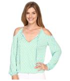 Michael Michael Kors - Retro Hexagon Cold Shoulder Top