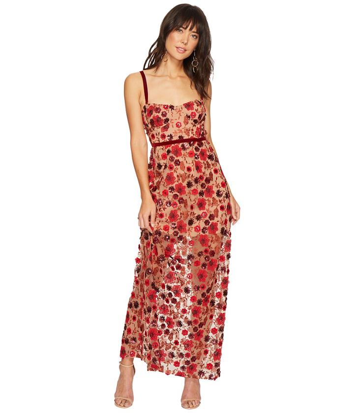 For Love And Lemons - Beatrice Strappy Maxi Dress