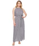 Michael Michael Kors - Plus Size Chain Neck Maxi Dress