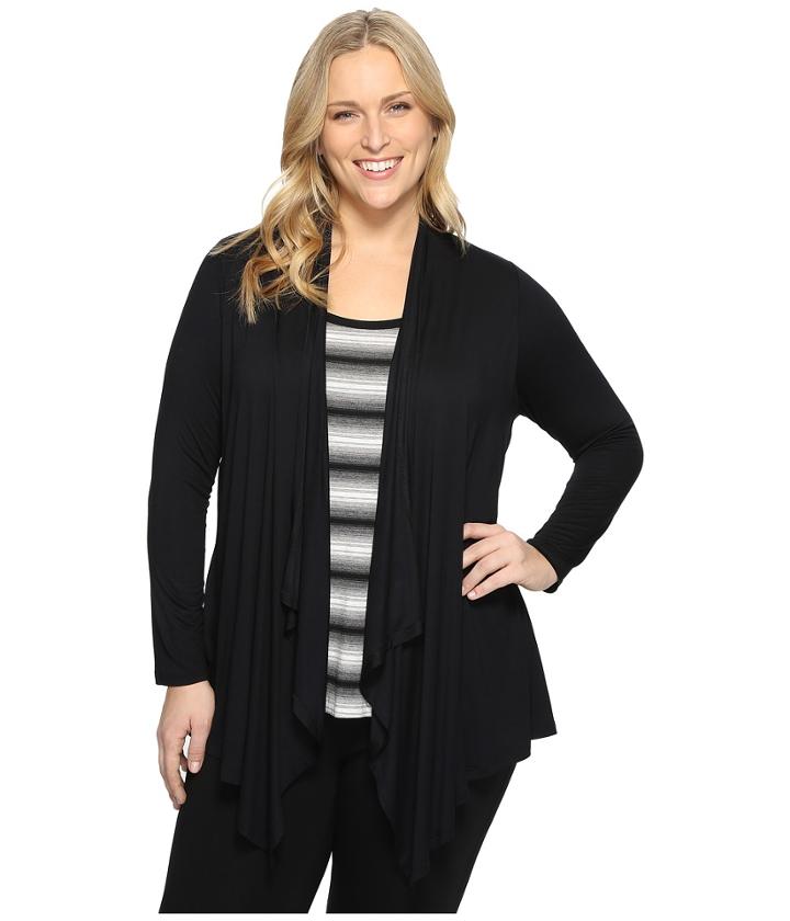 Karen Kane Plus - Plus Size Tank Cardigan Combo