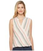 Brigitte Bailey - Billie Sleeveless Draped Button Up Top