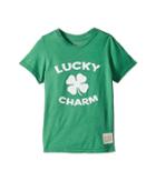 The Original Retro Brand Kids - Lucky Charm Short Sleeve Heathered Tee