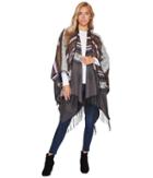 San Diego Hat Company - Bsp3540 Poncho With Fringe