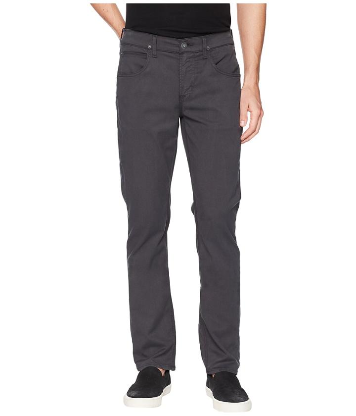 Hudson - Byron Straight Zip Twill In Metal