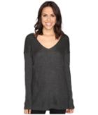 Heather - V-neck Stria Sweater