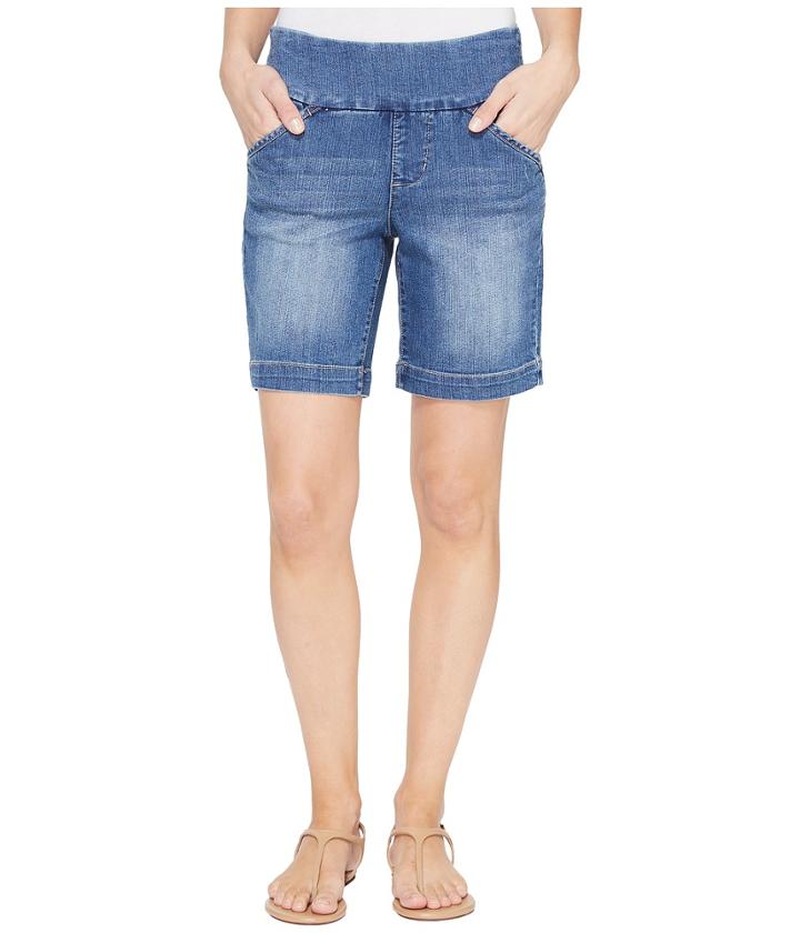 Jag Jeans - Ainsley Pull-on 8 Shorts Comfort Denim In Weathered Blue