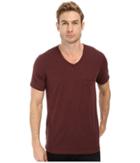 7 For All Mankind - Short Sleeve Raw V-neck